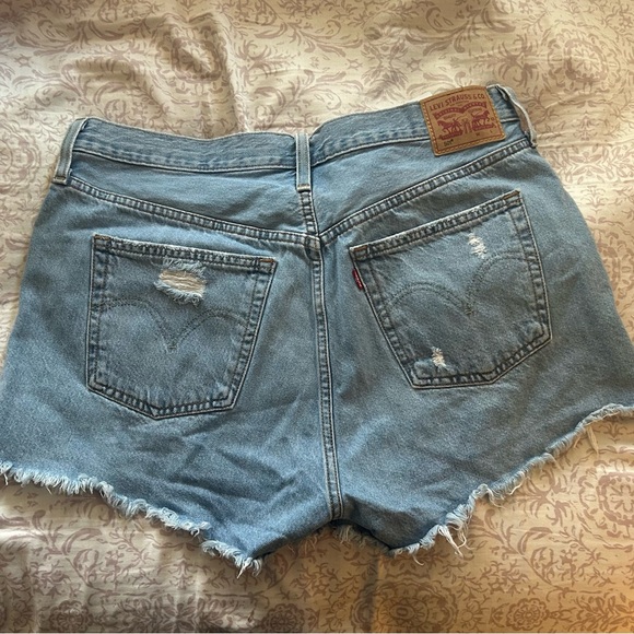 Levi’s 501 premium jean shorts size 33 - Picture 10 of 12